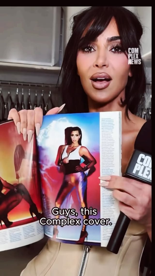 Magazine cover 🩶 @kimkardashian by @kardashianclipdaily
