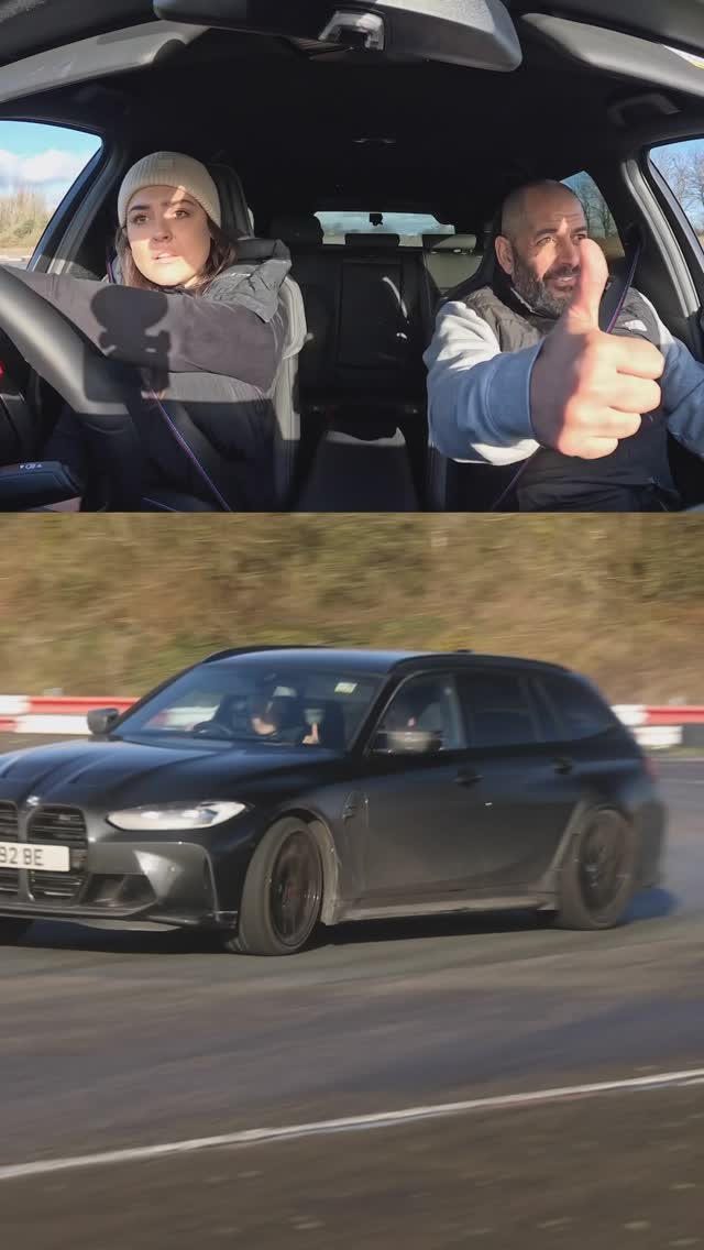 Turns out my family wagon, is also a weapon. Had the pleasure of taking @harrismonkey for a spin at Llandow. The video is live now on the channel 🙏🏻✨#bmw #bmwm #m3 #m3touring #drift by @queenb
