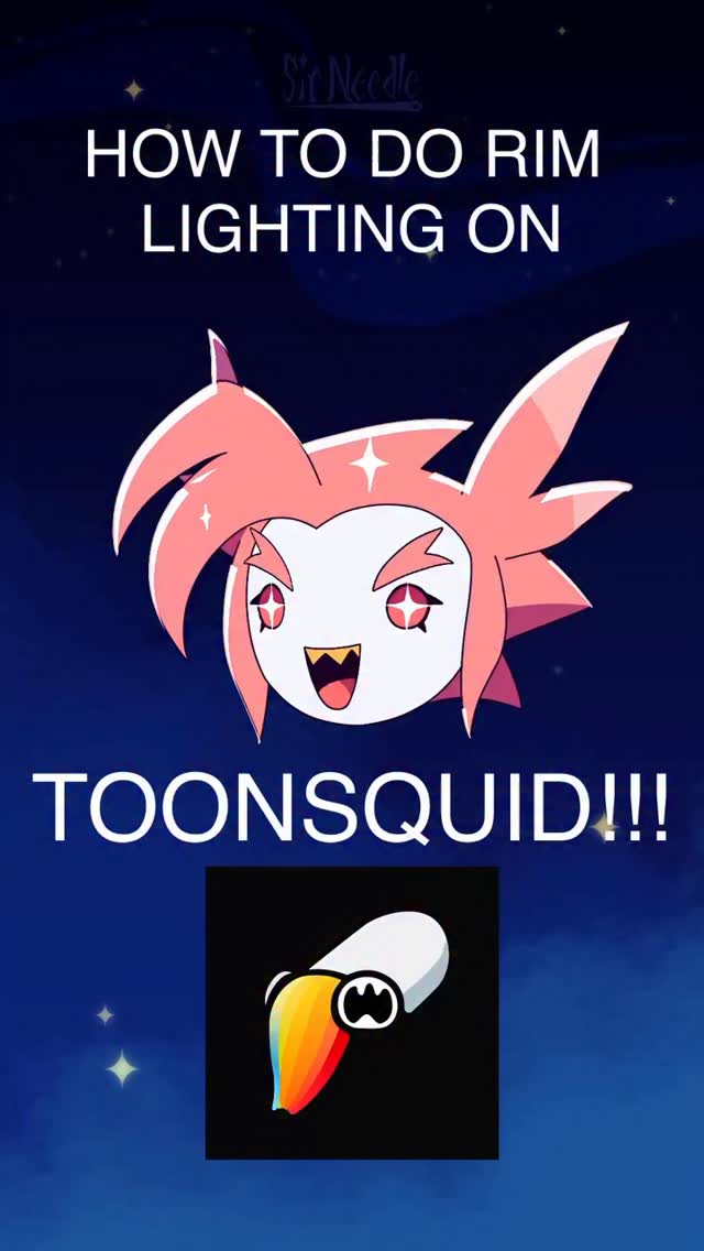 HOW TO DO RIM LIGHTING ON TOONSQUID | TutorialReposting again #toonsquid #animation #tutorial by @sir_needle
