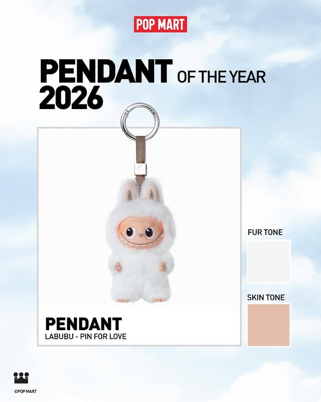 Pantone of the year 2026 ❎Pendant of the year 2026 ✅ใครจะเป็นตัวตึงครั้งนี้ คอมเม้นท์มาได้เลย! 👇#POPMART #POPMARTTH #Pendant2026 #ColorOfTheYear2026 #Pantone2026 #CloudDancer by @popmartth