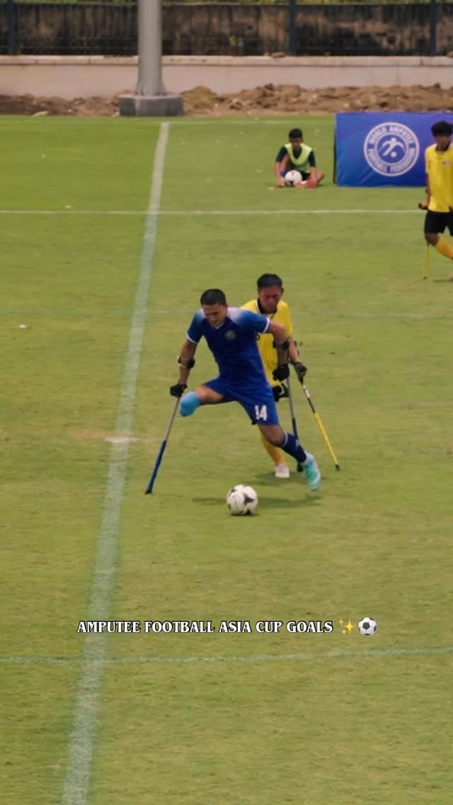 Asia Cup goals! 🤩⚽️🩼#AmputeeFootball by @worldamputeefootball