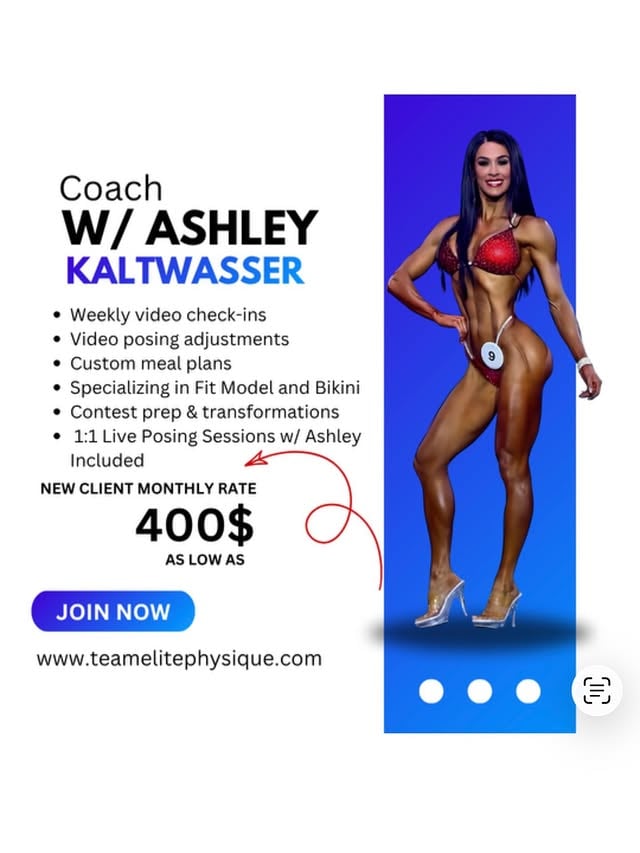 For those who don’t know (which is probably most of you 😉), I coach both contest prep & lifestyle clients in addition to being a competitor myself. I think it’s safe to say that I’ve spent a lot of time on stage over the years, making Bikini & Fit Model preps my specialty 💚 MY COACHING ROSTER IS OFFICIALLY OPEN with a few spots available for this year. Whether you’re looking for a healthier lifestyle or chasing the stage, I’ve got you covered!! 👊🏼 Head to teamelitephysique.com to apply. I can’t wait to work with you! @teamelitephysique by @ashleykfit