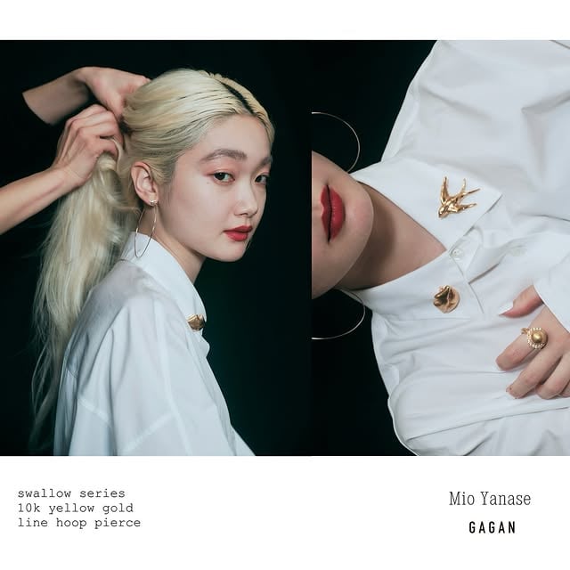 【2026年5月29日からラスト再販❤️】Collaboration with @gagan.jewelry 11.22 Fri.〜———————————幸運を呼ぶ Swallow Series大好きなgaganとのコラボです♡今回ツバメをメインモチーフにパールネックレス、極細フープピアス、チョーカー、リング、ブローチを作りました。久しぶりに撮影スタイリングとディレクションもさせていただきました。皆様本当にプロフェッショナル！頭が下がります。ありがとうございました。gagan team@honchan.t @kanaco.0212 photographer @tatsuki_wakamiya hair&make@aya_iwasawa by @_0138n