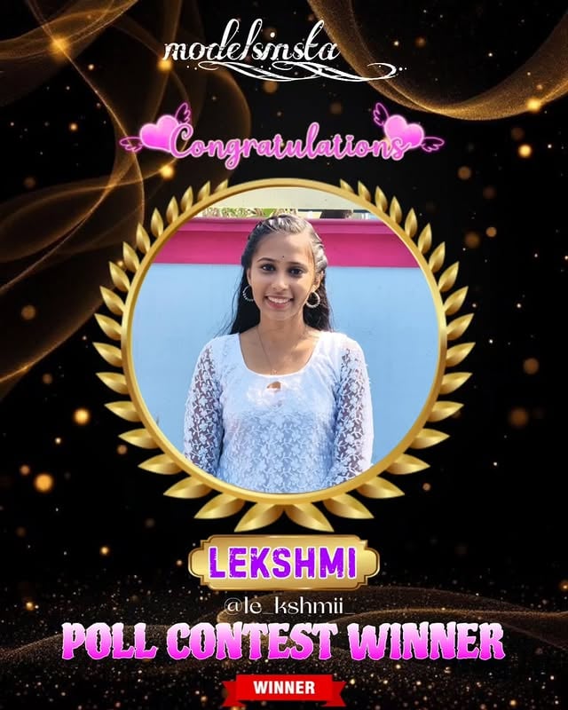 POLL CONTEST WINNER @le_kshmii_ 🏆 CONGRATULATIONS 👏🏻❤️...#winner #win #giveaway #models_insta___ #congratulations by @models_insta___