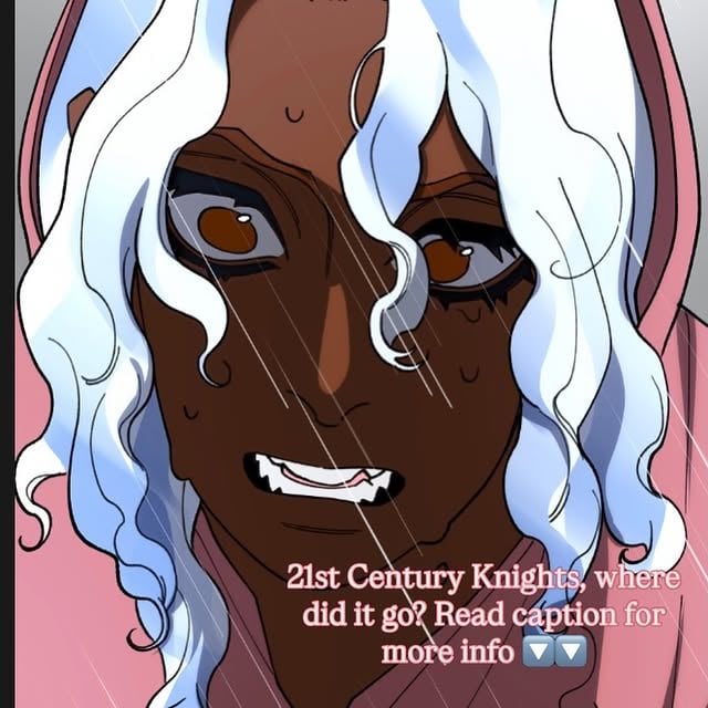 Hey hi hello! It’s been a while since I’ve updated this account, but I wanted to talk about 21CK because,,, where the heck DID it go?TLDR; yes there will be a season 3. It will not be as long as s1 and 2, and there were some challenges to overcome but there will be a final season (YAY!!)Now the long part if you DO want to read:Season 3, oh season 3. It’s the last season of the series and I’m really looking forward to sharing it with y’all. I’d written it to be around as long as the first and second season, but after talks, I was given about half the amount of episodes to wrap it up.As you can imagine, it was a little bit devastating cos I’d like to wrap up the story nicely and that’s difficult (not impossible! Just a lot harder lol) when you don’t have as much to work with, but it is what it is. You just have to work with what you’ve got and make the best of it, and if you ask me, I think that the story will wrap up well despite everything.That’s all well and good but I’ll be honest, it did hit my productivity pretty badly, and now—while I am of course working on the episodes—I have gotten very very slow 💀All this to say!!! I am currently working on the third season (albeit slowly) and hopefully It will be ready soon. I’m sorry for making you wait for so long, but it is coming! I promise! I’m slow as hell but I will do my very best to deliver a banging final season that you will (hopefully) enjoy 🫶🏾[Here are some panels I’ve done from the earlier episodes of s3. It’s hard choosing panels that aren’t too spoiler-y but things are chugging along]#art #comic #webtoon #webcomic by @plasticbottru