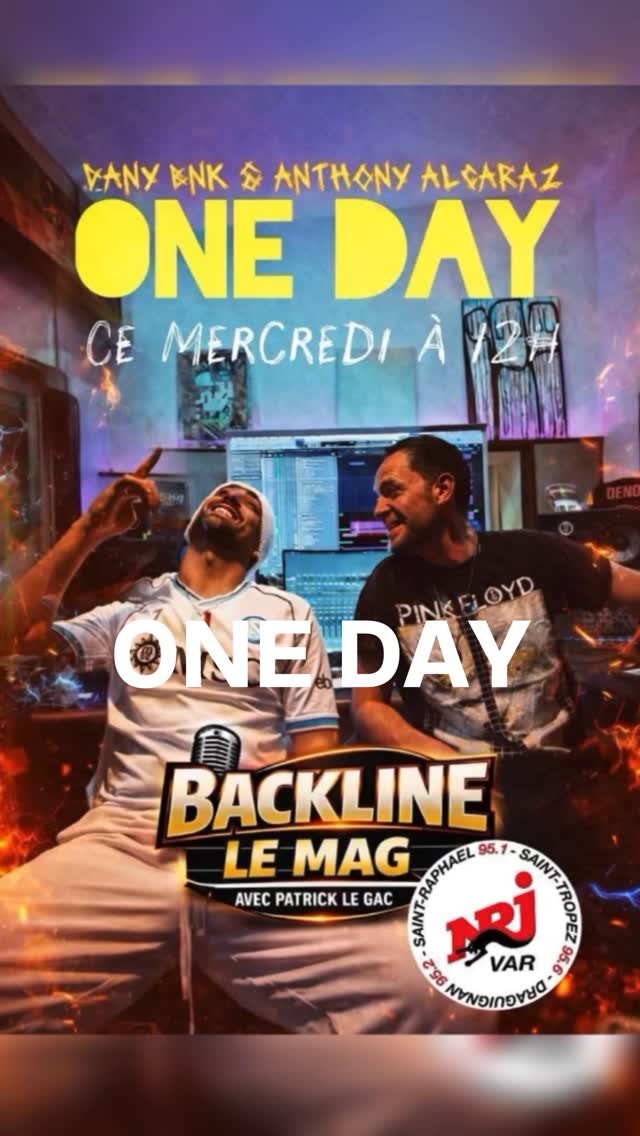 🎙️ BACKLINE le Mag – le rendez-vous musique & découverte signé NRJ Var 🔥Ce mercredi 8 avril à midi pile, Patrick Le Gac met à l’honneur un artiste azuréen aux multiples facettes : Anthony Alcaraz ✨Compositeur, chanteur, producteur… un parcours atypique qui débute sous les projecteurs du mannequinat et de la télé-réalité (10 Couples Parfaits, Les Anges) pour aujourd’hui tracer sa propre route dans la musique 🎶À découvrir également : son tout nouveau duo avec Dany BNK, “ONE DAY” — un titre à son image : sobre, efficace et terriblement addictif 💿📻 Rendez-vous sur NRJ Var🕛 Mercredi 8 avril à 12h00🎧 BACKLINE le Mag#NRJVar #BacklineLeMag #AnthonyAlcaraz by @anthonyalcaraz