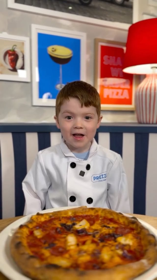 Big chef energy, tiny apron 🧑‍🍳We welcomed @cookingwithcarterofficial into Prezzo Italian as our Head Chef for the day… and he absolutely smashed it 🍕He made his very own pizza and even discovered our Kids Club subscriptions 👀For just £1.99 a month, kids can eat FREE, every day. How good is that?!#prezzoitalian #kidsclub #cooking #chef #pizza by @cookingwithcarterofficial
