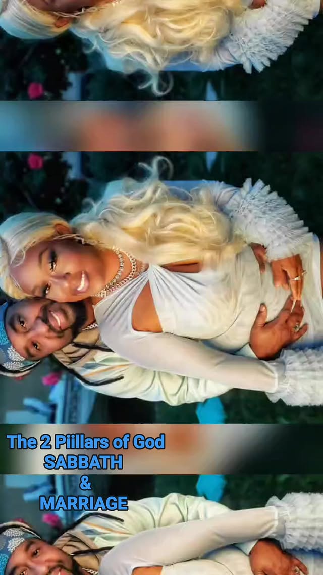 The 2 pillars that God created in the beginning are The 7th Day Sabbath & MARRIAGE. What God put together let NO MAN put asunder! #God1st #love #7thdaysabbath #marriage #joy #life #forever #marriedforlife by @abg1world