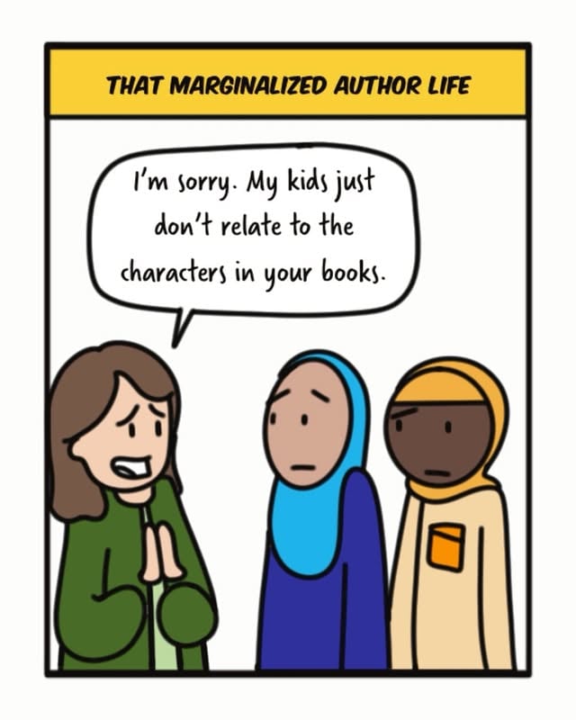 Being a marginalized author is SO MUCH FUN by @yesimhotinthis