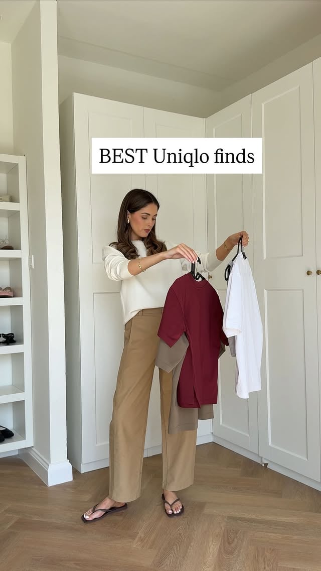 4 of the best basics from Uniqlo ❤️ I’m definitely sticking up on more colours in each of these as they work so well in my wardrobe & mix and match perfectly Comment SHOP and I’ll send you the links & sizing info https://liketk.it/66jpa by @jessieblue_