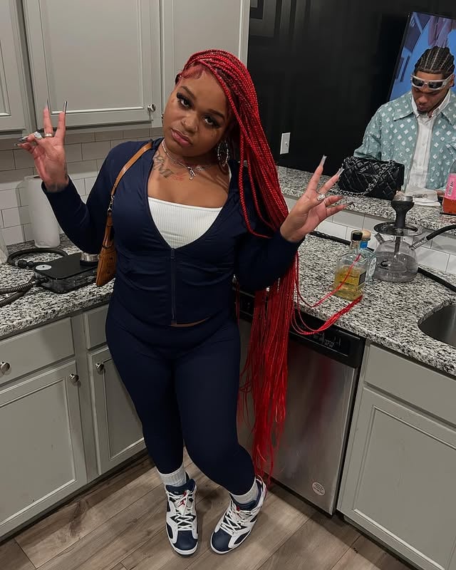 he love his BIG MAMA 🥸😏 by @jacieanaaa