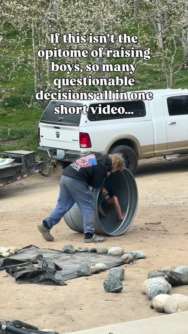 #raisingboys #comedyreels #funnyreels #momreels #lol by @raising_feral_farmkids