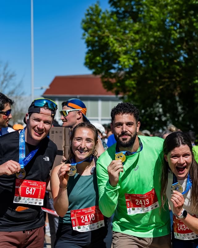 Courir avec cette team 🔥 by @violettedorange