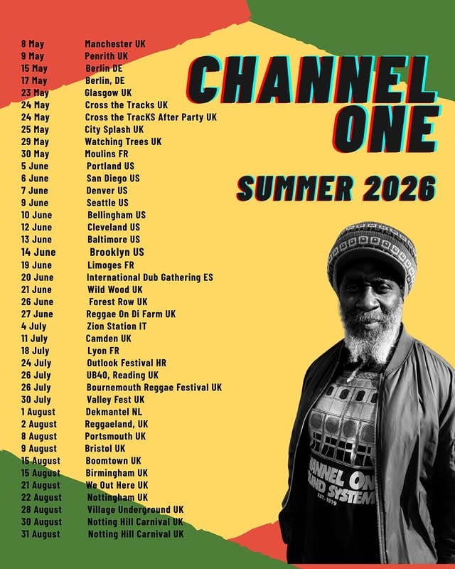 From London out to the world and back again…Channel One Sound System on the road — carrying roots and culture the right way.Strictly vinyl, strictly dubplates.Heavyweight sound, conscious message.Different cities, same vibration.If you know, you know.Please note we are not playing Moulins it should say Rennes. Pull up, feel it properly. For more details check our website - www.channelonesoundsystem.com#ChannelOneSoundSystem #SoundSystemCulture #RootsAndCulture #nottinghillcarnival #StrictlyVinyl by @channelonesoundsystem