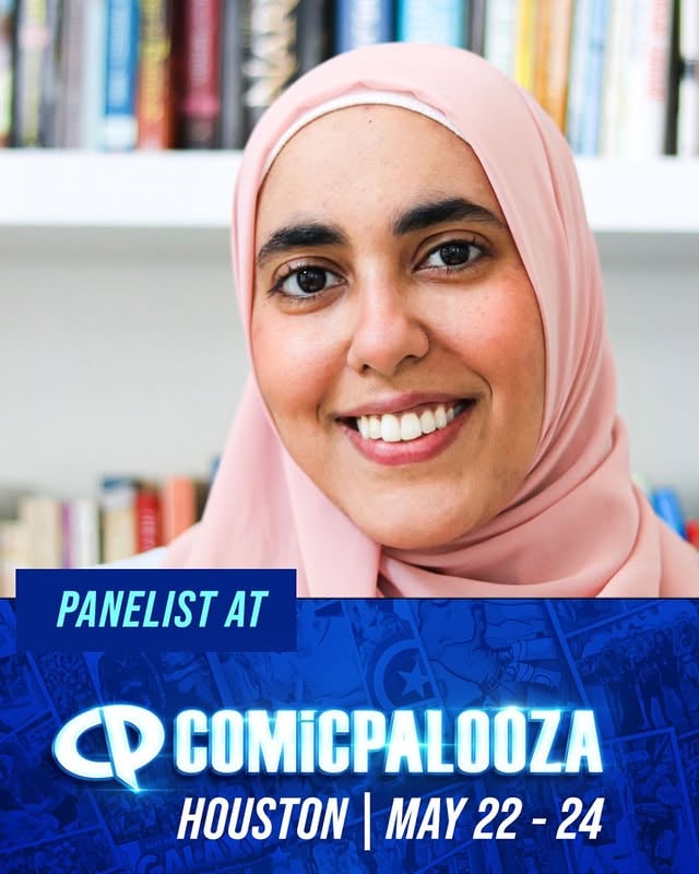 Houston! I’ll be paneling at Comicpalooza this year with my friend @lo_hitz where we talk about how to break into the comics industry! I hope to see you there! #comicpalooza #comicpalooza2026 by @yesimhotinthis