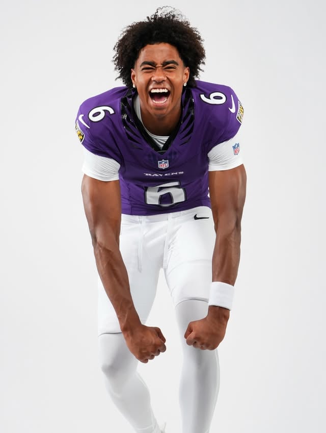 Ja’Kobi Lane looks right at home in his new @ravens colors 🐦‍⬛#RookiePremiere📸:@ben_liebenberg/NFL by @cantguardjak