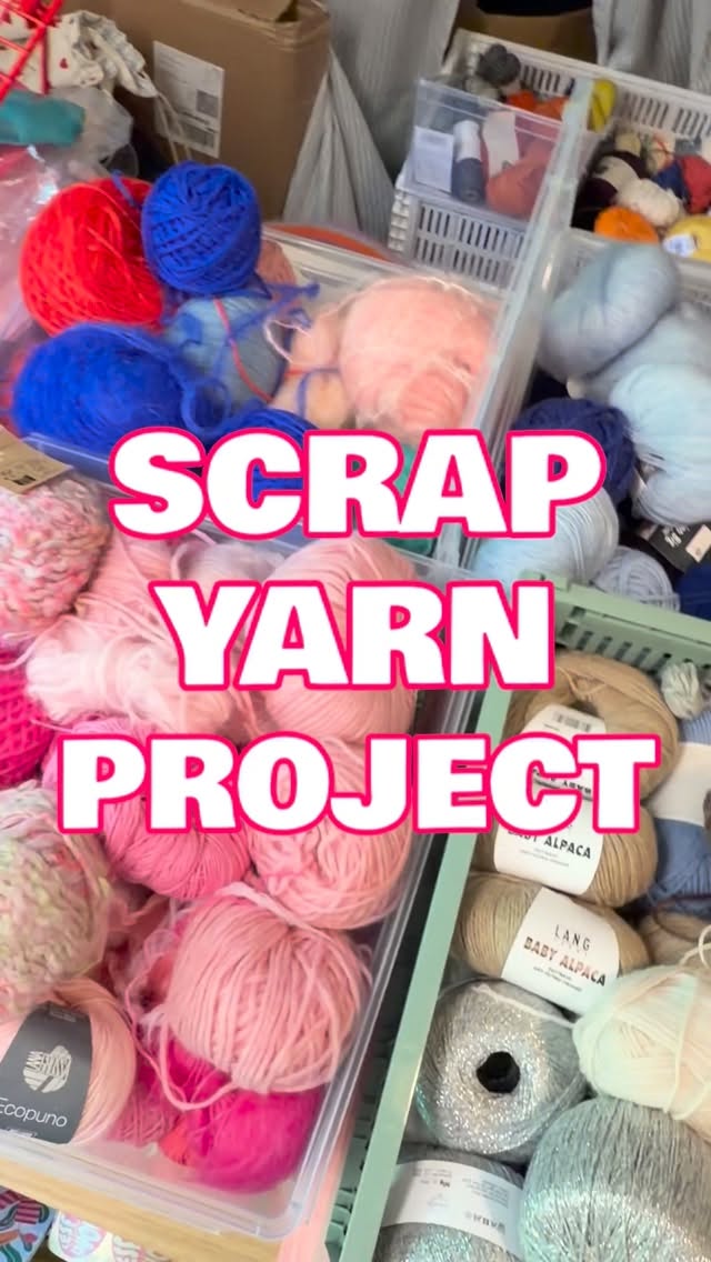 Wer hat Lust zu joinen?🌈🧶Liiieeebe ja so bung gemixte Scrapy Projekte, weil die alle einzigartig sind = niemand hat genau diese Farb- und Garnkombi wie duuu✨#scrapyarn #scrapyarnproject #knitting by @lesfillesducoeur