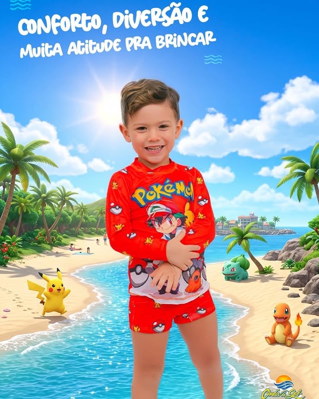 O universo Pokémon chegou na Onda do Sol pra deixar os pequenos ainda mais estilosos e cheios de personalidade 🌊✨ #centrofashion #modapraiacentrofashion by @ondadosol
