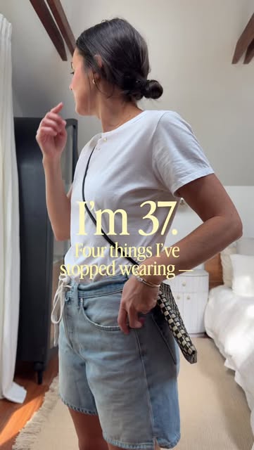 4 things—

1. Buying clothes that don’t fit me — I will get clothes tailored or donate / give them away. My body has taken different shapes since becoming a mom, and wearing clothes that flatter my body is a priority. 

2. Choosing cheap clothing — I will always spend more money replacing the cheap clothing that doesn’t last / hold up. 

3. Wearing fancy shoes — there will be at time and a place for that again one day. In this season I’m running my kids all over the place, watching their sports games, riding bikes, playing at the park etc. I am a firm believer that cool sneakers can still be an elevated look if styled correctly. 

4. Copying Pinterest style — I’ve spent a lot of time and energy figuring out my personal style. Pinterest is a great springboard for ideas, but I’m not going to copy the outfits. 

Also, can we stop with the smart watches? 😵‍💫

What did I miss?? 

#ootd #grwm #outfitideas #outfitoftheday #casualstyle everyday style, outfit inspo, wha I wore