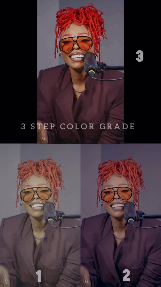Same footage.3 different feelings. Challenging myself to be great! Btw - @alexisspightlikelight can SANG anything‼️🔥#colorgrading #colorgrade #fcpx #gospelmusic #gospelartist by @alexisspightlikelight