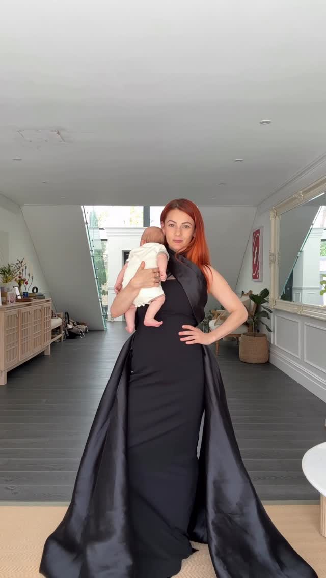 Presenting an award at the BAFTA’s on Sunday 💙it’s been a while since mumma has got dressed up ! We had a try on session with @raywooldridge What’s ya fav ???? P.s there is one I haven’t shown you 👀that I think is the one ! Dress1 @solacelondonDress 2 @chatsbycdam Dress 3 @marialuciahohanofficial Dress 4 @_aje_ Dress 5 @_aje_