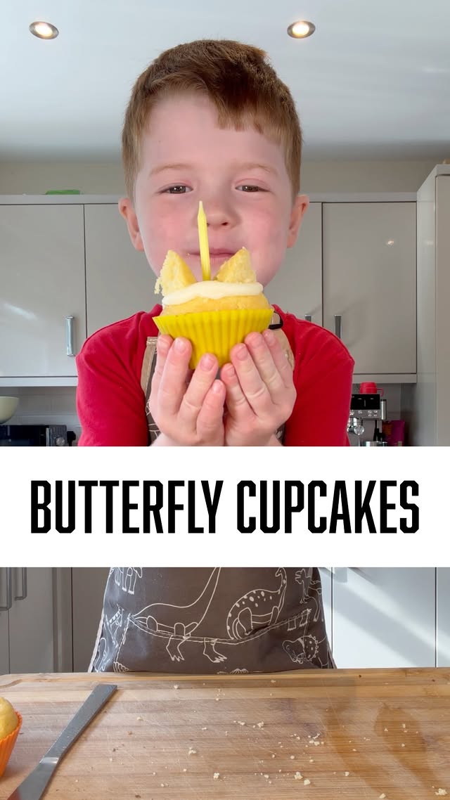Making some yummy Butterfly Cupcakes for Mummy’s Birthday!! 🧁🦋🥳 Happy Birthday Mummy! 😊😍 #kids #food #chef #baking #birthday by @cookingwithcarterofficial