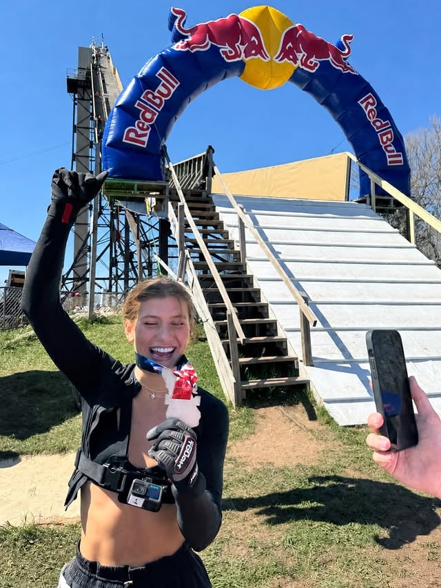 RACE ANNOUNCEMENT: IM RUNNING THE REDBULL 400 AGAIN... BUT THIS TIME IN JAPAN!!!WHAT DA FRIK???It’s in less than a week and I have done absolutely nothing to prepare for it other than raw dog 8.5 miles on the treadmill with no music, no phone, just my thoughts. (I wasn’t a fan of that training method btw)technically this race is only like 8 minutes of sprinting (uphill... on the most insane incline. Refer to slide no. 8) so feels more manageable than the marathon i dropped out of that would’ve taken 4 hours lolAnyways here are pics from last year that i never postedIm so stoked and can’t wait to see what happens LMFAO @redbull by @chaysembyrd
