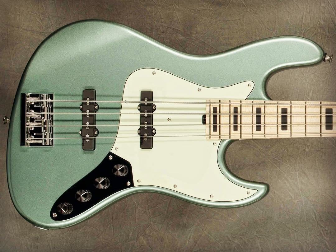 Sadowsky Jazz BassCheck out this beauty, straight from Sadowsky’s custom shop in NY...Sage Green Metallic is what they call this, by the way... by @b.a.s.s.p.o.r.n