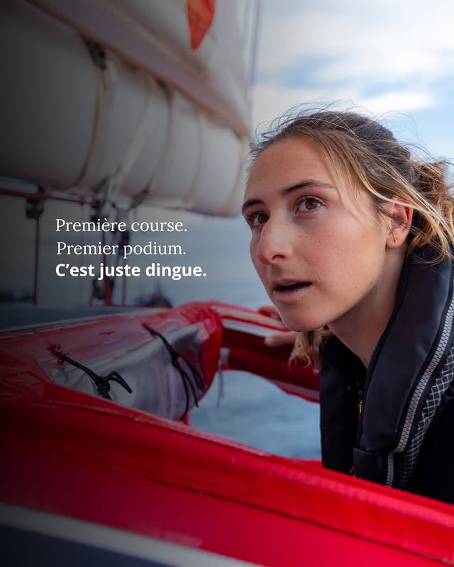 En vrai, je suis tellement heureuse de cette course.Vous n’imaginez pas la fierté de pouvoir être sur mon premier podium, sur ma première course solo à bord de ce nouveau bateau. 🫶Je pourrais vous en parler pendant très longtemps, alors je vous ai fait un petit vocal dans mon canal Instagram pour débriefer de la course (si jamais) 📲En tout cas, la prochaine course arrive très vite et je ne vais rien lâcher ! On va tout donner avec l’équipe !!!📸 Merci @thomas_deregnieaux - @qaptur_prod pour les photos à l’arrivée !! by @violettedorange