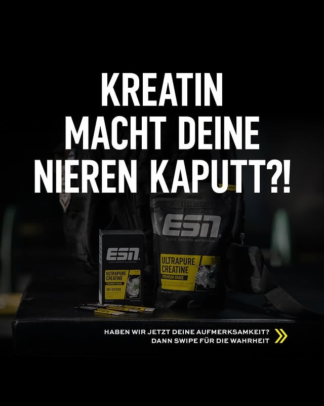 Kreatin ist das am besten erforschte Supplement und für jeden geeignet! Trotzdem existieren immer noch viele Mythen rund um die Einnahme von Kreatin, mit denen wir jetzt ein für alle Mal aufräumen! Welchen Mythos haben wir noch vergessen? ⬇️ by @esncom