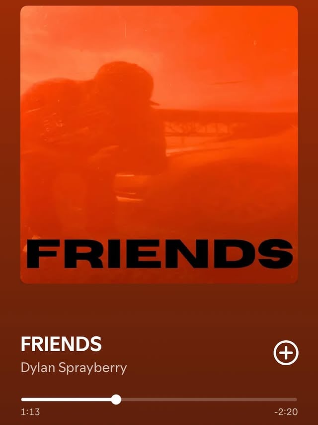 FRIENDS IS OUT NOW! Click the link in my bio!!! by @dylansprayberry