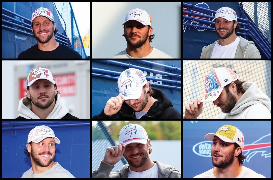 Celebrate Josh Allen’s 30th birthday with the limited-edition 2025 Billustration Re-Cap which combines all nine custom Billustration designs worn by Josh Allen during Bills home games last season into one cap. Proceeds will be benefiting the Patricia Allen Fund and Golisano Children’s Hospital of Buffalo.Last season’s Billustration campaign raised $140,230 through auctions of the caps worn in game, with all funds supporting critical care for Western New York children and families. The new Re-Cap continues that impact while celebrating the creativity behind each one-of-one design.Happy Birthday Josh 🥳 Shop the collection now at neweracap.com by @joshallenqb