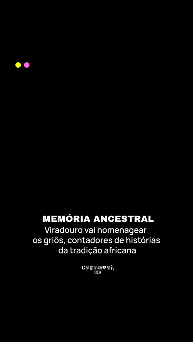 A atual campeã @unidosdoviradouro anunciou que seu enredo para o Carnaval 2027 será uma homenagem aos griôs, pessoas responsáveis por preservar histórias, saberes e tradições africanas por meio da oralidade. A escola vai destacar a importância desses mestres da palavra na transmissão do conhecimento entre gerações, especialmente nas culturas da África Ocidental.Segundo o carnavalesco @tarcisiozanon, o desfile vai traçar um paralelo entre os griôs e o próprio samba, mostrando como ambos mantêm viva a memória e a identidade de um povo. A vermelho e branco de Niterói será a segunda escola a desfilar na terça-feira de Carnaval de 2027. by @carnaval