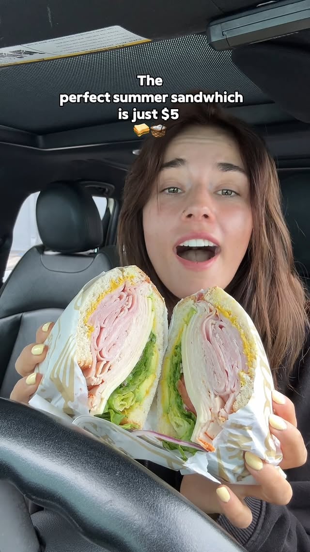 Our fresh, made-to-order sandwiches start at just $5 and are so good, they may not make it past the parking lot. 😉 Build your own at the deli and lock in your summer lunch plans—car bites included. 🥪☀️ by @sprouts
