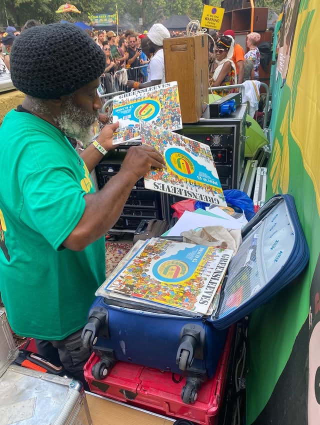 🔊 Vibes on Channel One corner!!.Do remember and don’t forget @channelonesoundsystem will down @phonoxlondon this Bank Holiday Sunday 24th May for the official @xthetracks after party alongside #GreensleevesHiFi 🔊🔊🔊.🎟️ Make sure you get your ticket quick as there’s not many left 🏃‍♂️.#Reggae #ReggaeMusic #RootsReggae #DubReggae by @channelonesoundsystem