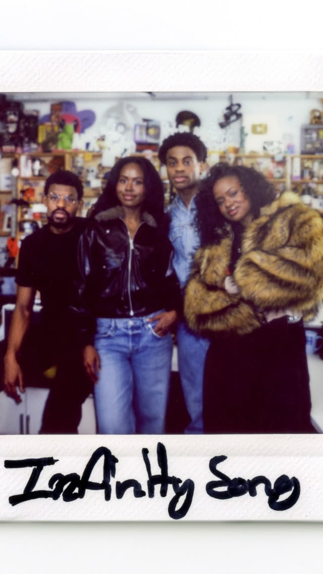 wowowowoowow Tiny Desk with my family @infinitysong 🥹🥹🥹dream come true in a million ways, I can’t believe how up we are this year😭😭😭 please go watch and enjoy it, here’s me and @israelboyd having fun at the end I literally balled my eyes out after this😭💞 thank you @nprmusic for having us I am forever grateful!! by @momoboyd