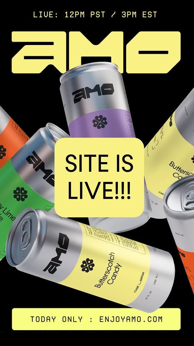 We’re live on enjoyamo.com 💛