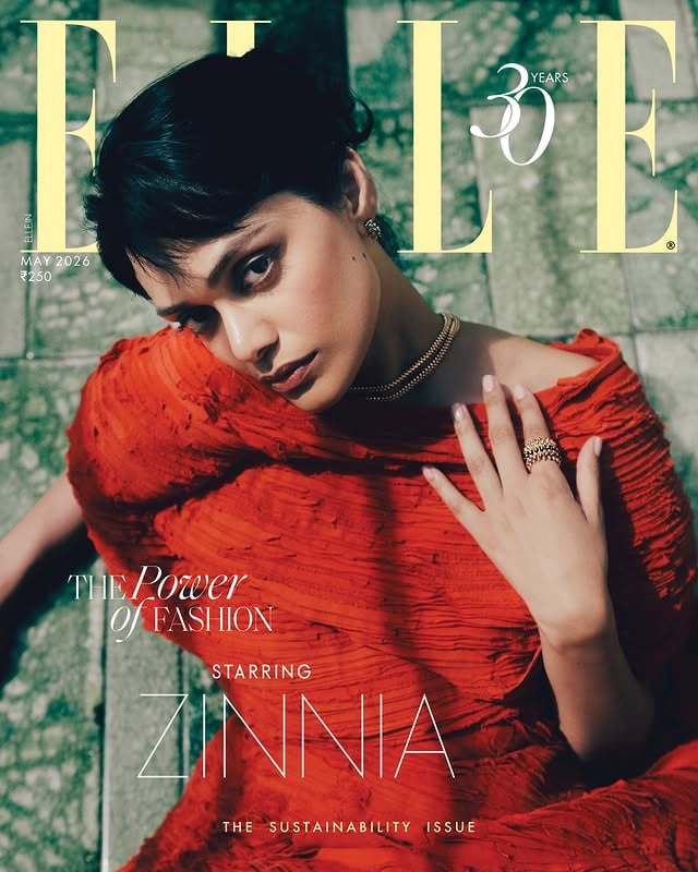 #ELLECoverStar: There is a version of Zinnia Kumar (now Rose) (@zinniakumar) that fashion understands easily. The model. An image that moves seamlessly between Paris, New York, and wherever the industry gathers next. It is also the least interesting version of her. We’re at Le Bristol in Paris and the day carries all the familiar markers of a luxury cover shoot. Controlled light. Precise framing. Cartier anchoring the narrative. But Rose doesn’t perform that script in the expected way. She arrives ready, slips into each look without negotiation, barely checks the monitor. There is no sense of overworking the image, only an instinctive understanding of how to move within it. Head to the 🔗 in bio to read our conversation with the cover star..On @zinniakumar: Clash de Cartier earrings in rose gold and green dyed agate, Clash de Cartier necklace in rose gold, Clash de Cartier ring in rose gold and chalcedony, Clash De Cartier ring in rose gold and onyx, and Clash de Cartier ring in rose gold and red dyed agate, all by @cartier. Textured draped top paired and draped trousers both by @newbottega.Editorial Director and words by: Ainee Nizami Ahmedi (@aineenizamiahmedi)Photographer: Noémi Ottilia Szabo (@noemiottiliaszabo)Stylist: Rhia Kapoor (@rhiakapoor)Jr. Graphic Designer: Aditi Magesh (@aditimagesh)Makeup: Claire Gil (@clairegil_makeup) Agency: Anima (@animacreatives) Hair: Joel Phillips (@joelphillipshair)Bookings Editor: Rishith Shetty (@rishithvshetty)Production: Elsa Merchadier at Studio KIKI Prod (@studiokikiprod)Assisted by: @hue.retouch (retouching) Location Courtesy: Le Bristol Paris (@lebristolparis)Artist Management: Ian Loughran (@ianloughran1) .#ELLECoverStar #ZinniaRose by @elleindia