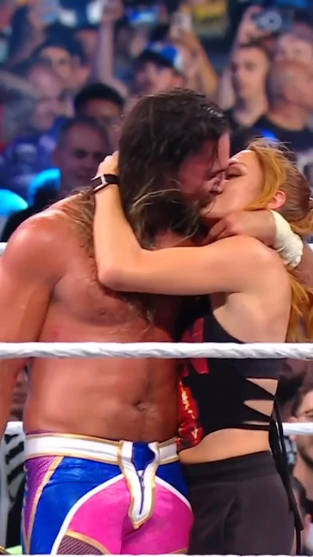 When in Paris last year! ❤️‍🔥 #WWEClash by @beckylynchwwe