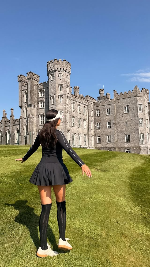 Swinging through the week like… @killeencastle #golf #ireland #golfswing by @hannahbleiner