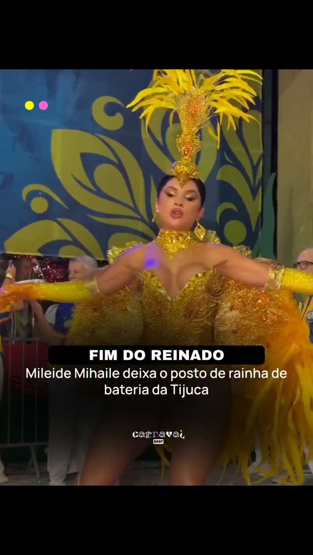 A @gresutijuca anunciou que @Mileidemihaile não seguirá no posto de rainha de bateria para o Carnaval 2027. A decisão foi comunicada pela escola nas redes sociais, acompanhada de uma mensagem de agradecimento pela trajetória da influenciadora à frente da Pura Cadência.Mileide assumiu o cargo em 2025 e fez sua estreia como rainha de bateria no Carnaval carioca deste ano. Em nota, a agremiação destacou a dedicação, o carinho com a comunidade tijucana e afirmou que as portas da escola seguem abertas para a influenciadora. by @carnaval