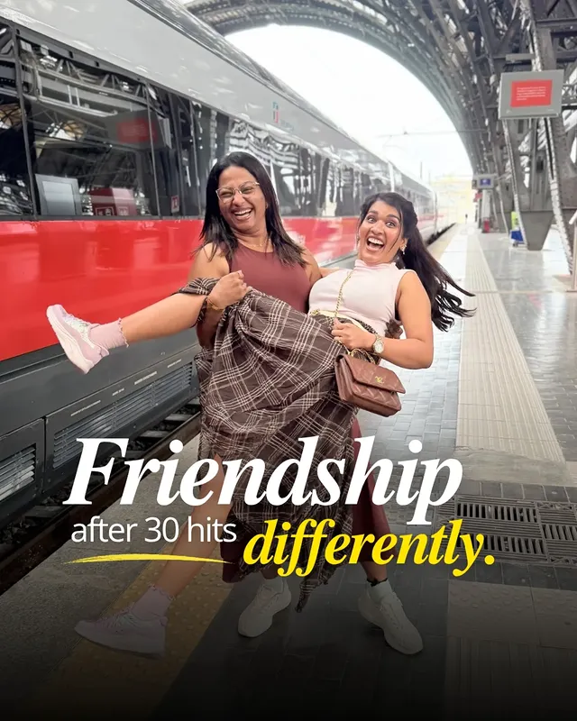After 30, the right friendships feel like home. Cheers to us, Deepa.For the laughs, conversations, comfort, honesty, and the little moments that make female friendships so special.Tag your “Deepa” in the comments. ✨ by @priyapal_vibes