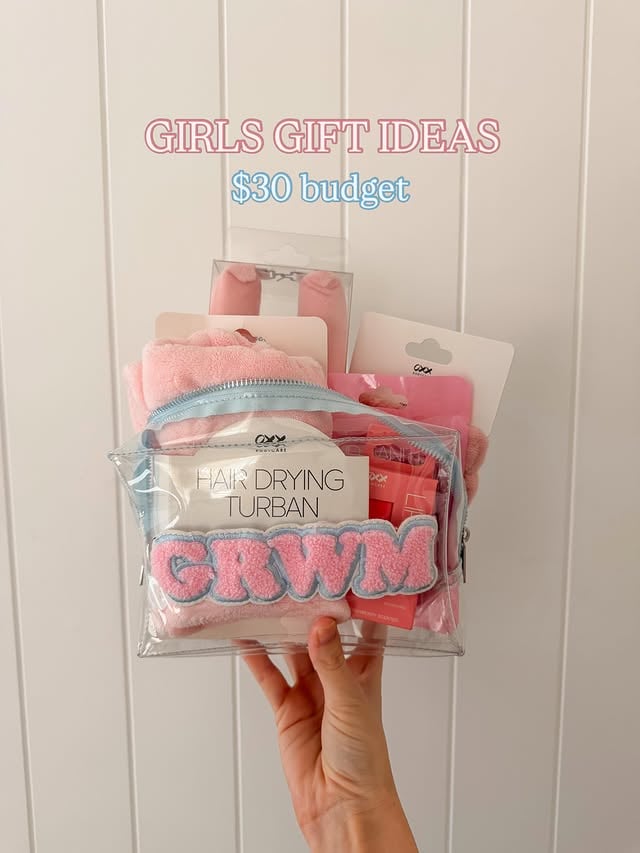 EASY GIFT IDEAS for $30 & $40 budgets, all items from @kmartaus ❤️I know nothing about these kids, I just guess based off their party theme 😅 for example the GRWM gift is for a spa themed party, second one I got given a colour theme. If you wanna swap out the sanitisers & lip oil, I would go for a bag of lollies or a chocolate bar with matching colour. Kmart gift ideas | budget friendly gifts | kmart finds | tween gift by @brookeposted
