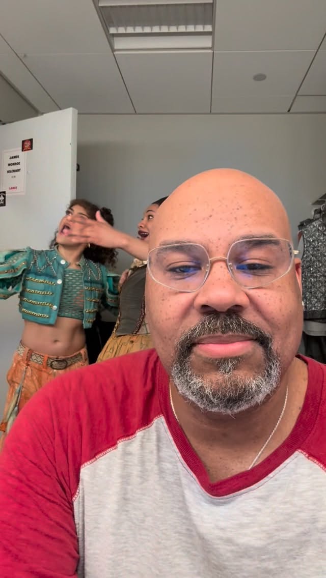 I’m being haunted and no one ever believes me! @zalahbvallien @lauriehernandez @mackenziemeadowss @andjulietbway #TheMostMusicalScaryMovieEver#TheyAreAfterMe#ISeeBroadwayPeople! by @jmiglehart