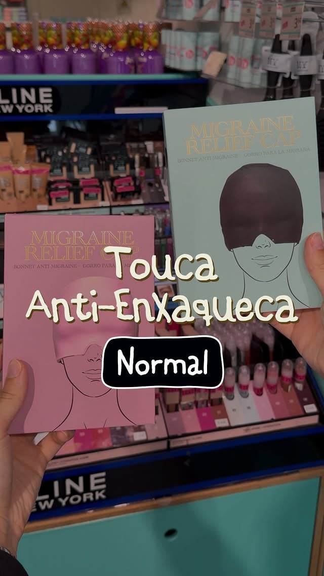 Touca anti-enxaqueca? 👀🤕Alguém aqui teria coragem de experimentar? 👇👇👇#headache #enxaqueca #novidades #normal_portugal by @normal_portugal
