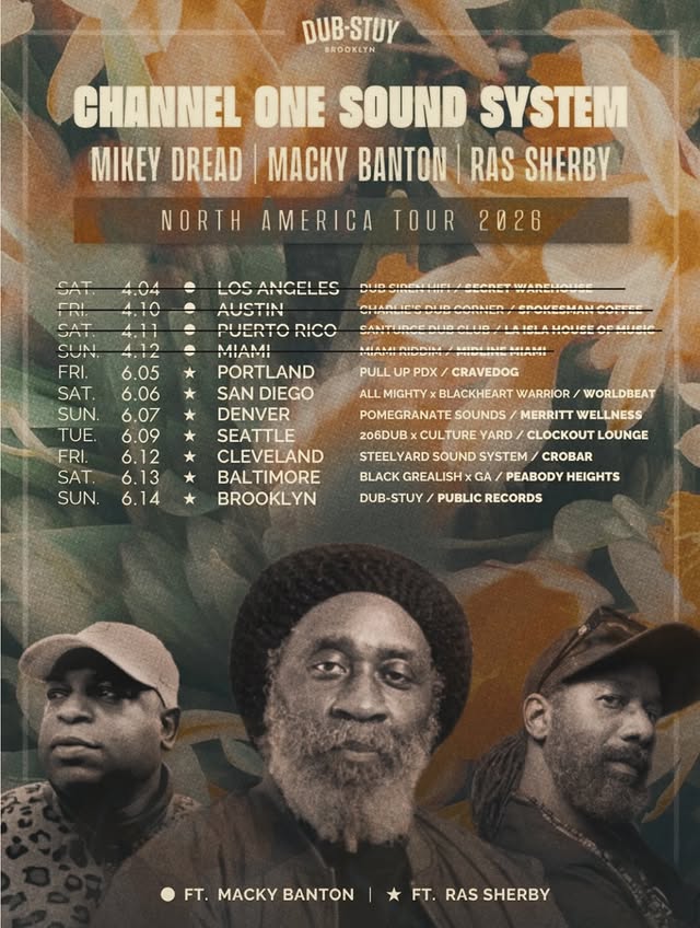 USA 🇺🇸 are you ready for the next leg of the tour. Featuring @ras_sherby_ayre PortlandSan Diego DenverSeattleClevelandBaltimore Brooklyn#channelonesoundsystem #rassherby #usa by @channelonesoundsystem