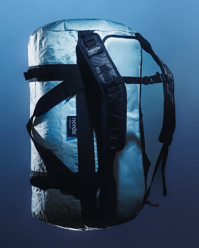 ICE BLUE TOOLBOXDesigned to contain the full range of our footwear system while still having ample space for other equipment, the Toolbox is made entirely of bio-circular Dyneema®. Use without caution. Available now in Ice Blue. Shop via link in bio. by @nordarun