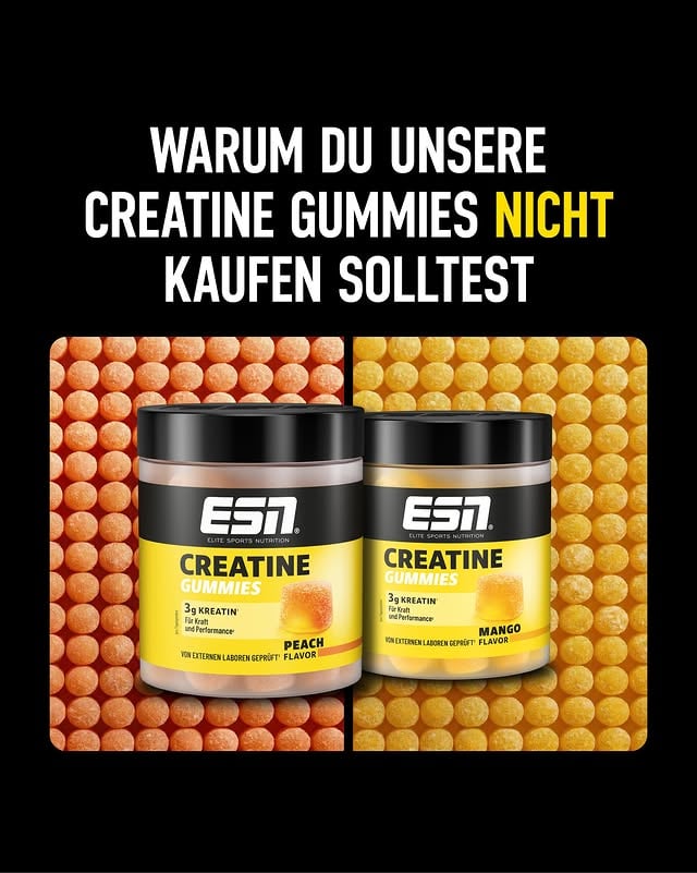 6 Gründe, warum du unsere Creatine Gummies nicht kaufen solltest 👀 (ist auch wirklich ärgerlich wenn das passiert!!) by @esncom