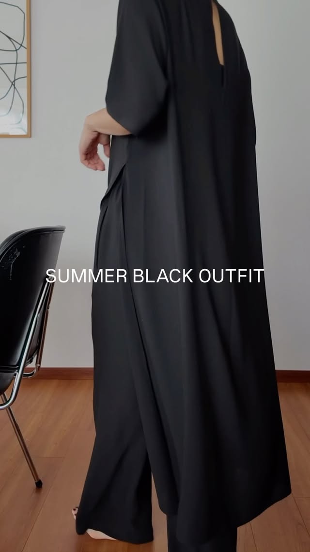 30度越えだった昨日の服🌞涼しく着られるブラックコーデ。着るだけでサマになる服ってなんぼあってもいいよね。大好き😮‍💨♡リップは服のシフォンの柔らかさに合わせて @rmkofficial のヘーゼルハンターと @celvoke.jp のブラウングロスを重ねて主張が強すぎないように。着用アイテムはタグ付けしてあります🏷️#marwunitedarrows #ブラックコーデ #シンプルファッション #ワーママ by @koike_weekend