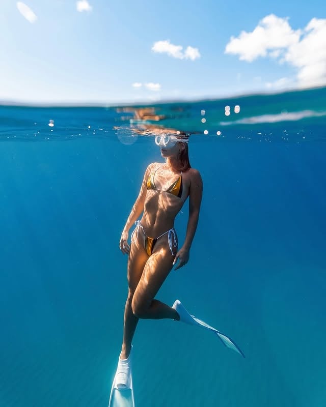 Pure bliss 💦💦 with @coconut_salt and @aubrey.bourn wearing the Tiny Tiga Bikini $59 in Rio. Online now. by @andi_bagus